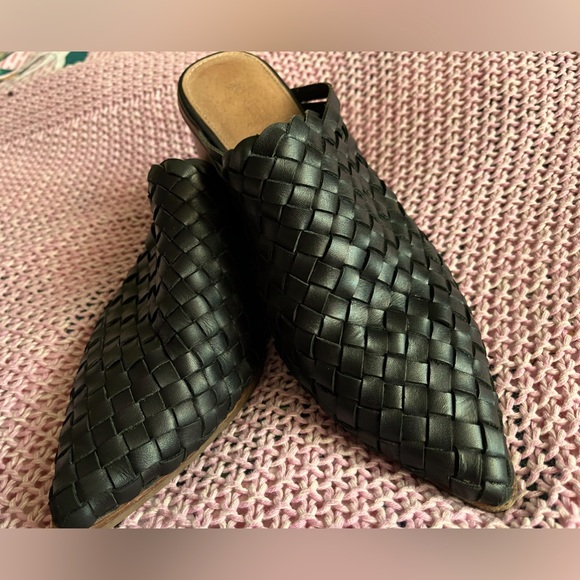 Jo Mercer Shoes - Jo Mercer Sargo low heels mules black leather size 38 (7 Aus)excellent condition